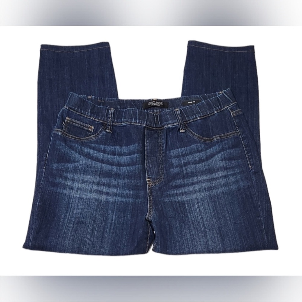 Judy Blue - Women's Slim Fit, High Rise, Stretch Waist, Pull Up Jeans
